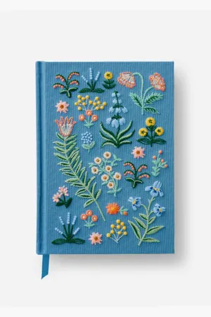 Menagerie Garden Embroidered Journal