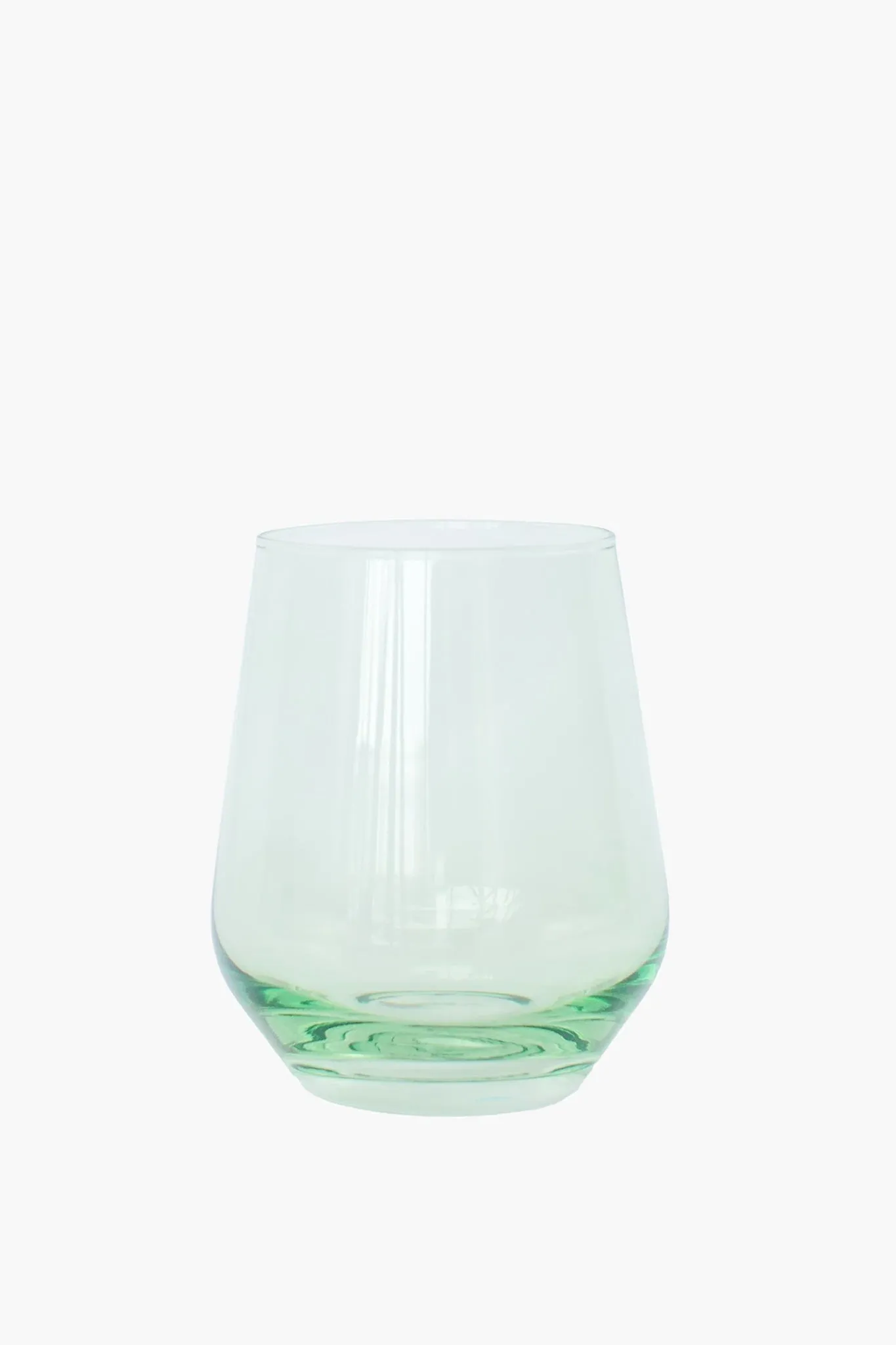 Mint Stemless Wine Glasses Set of 6