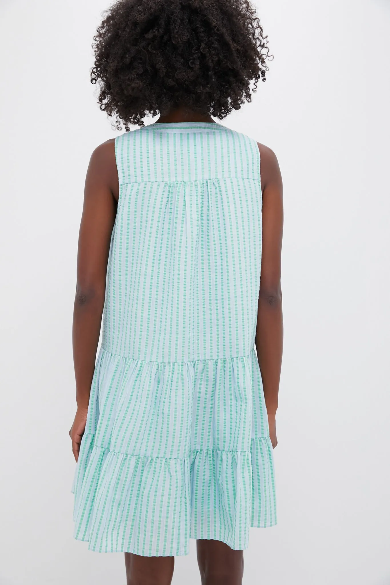 Mint Stripe Sleeveless Kenzo Dress