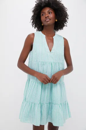 Mint Stripe Sleeveless Kenzo Dress
