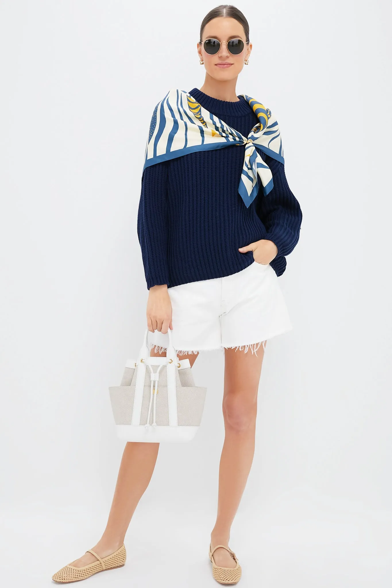 Mod Pesce Medium Silk Scarf
