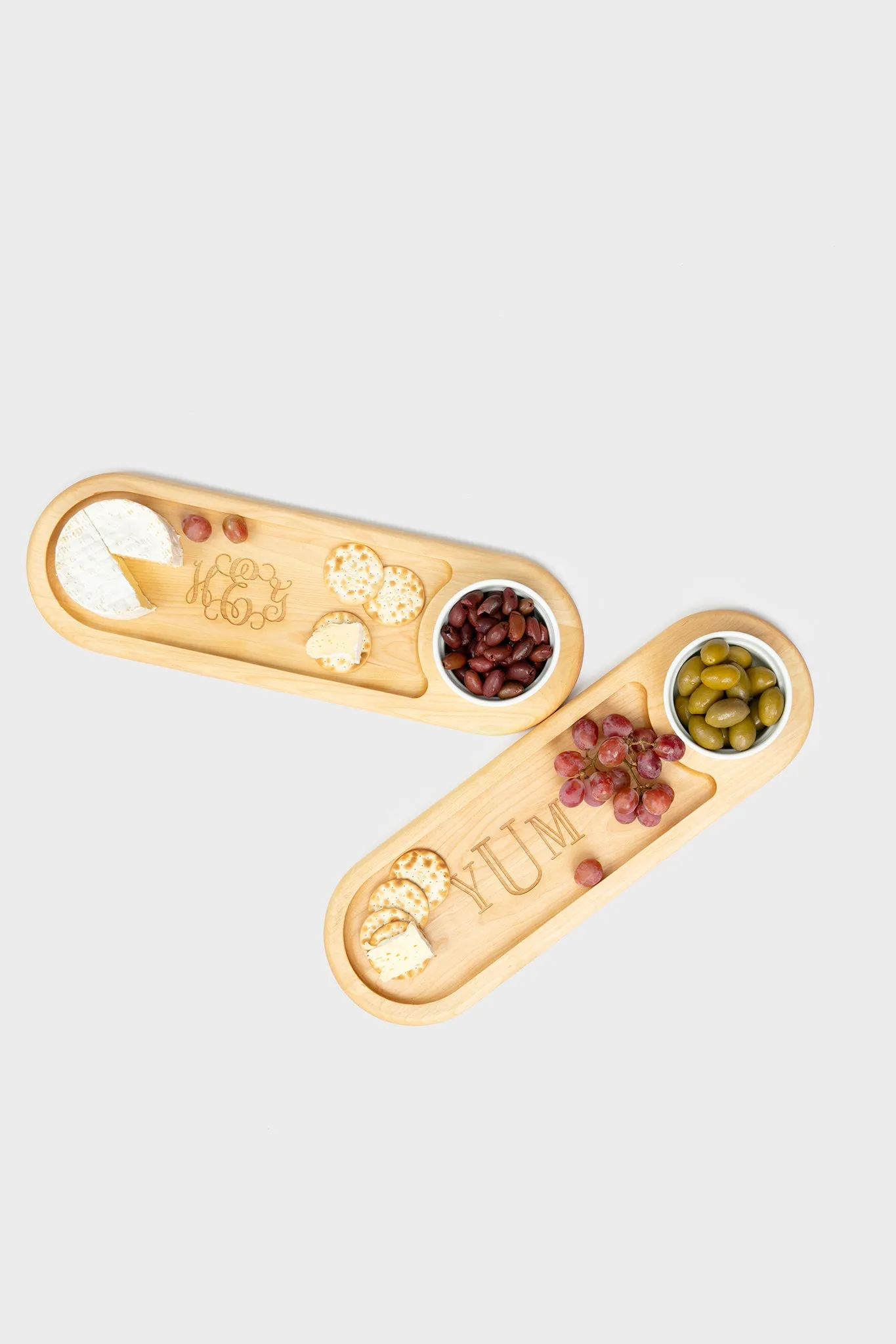 Monogrammed Dip and Serve Board