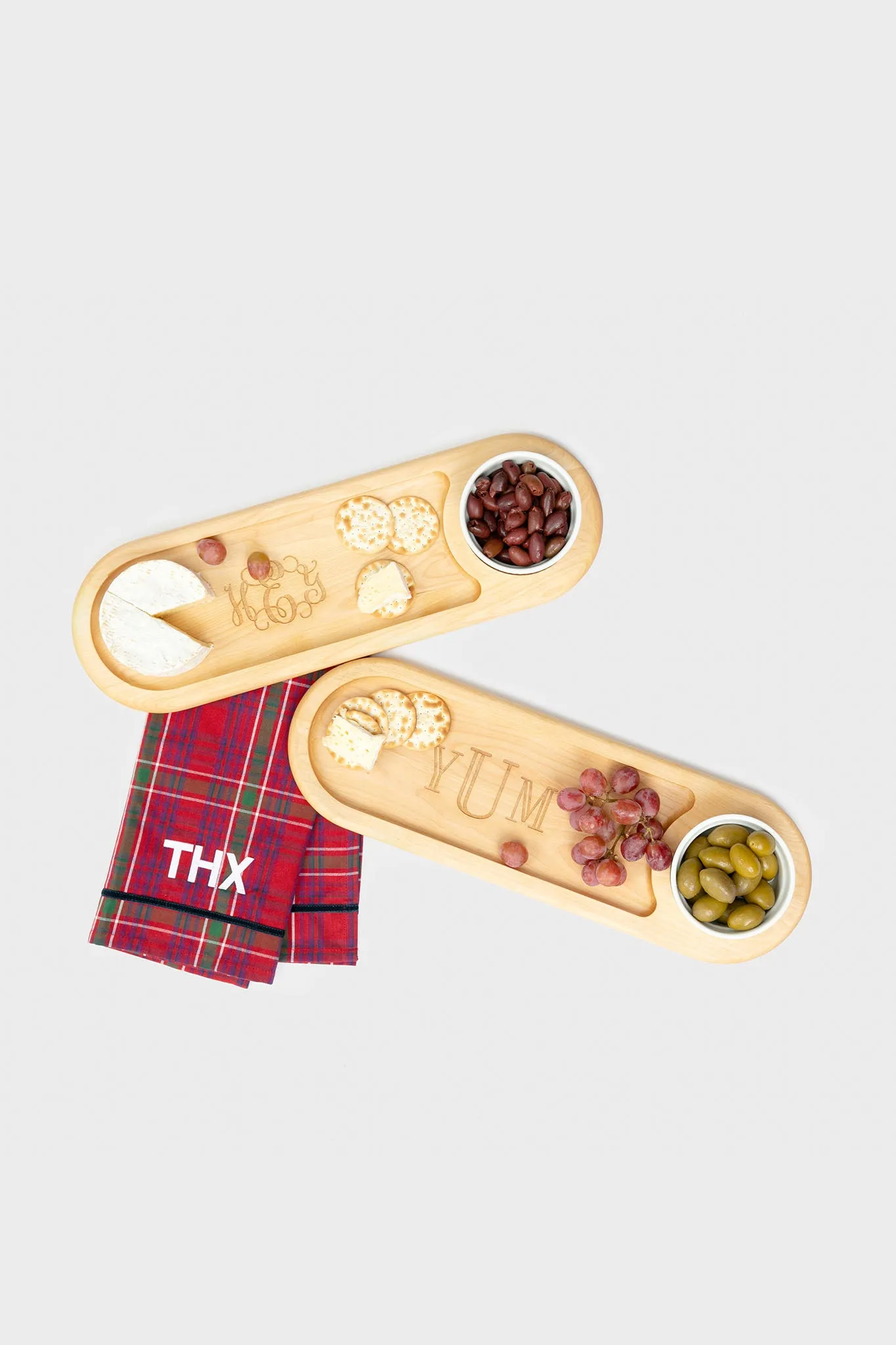 Monogrammed Dip and Serve Board