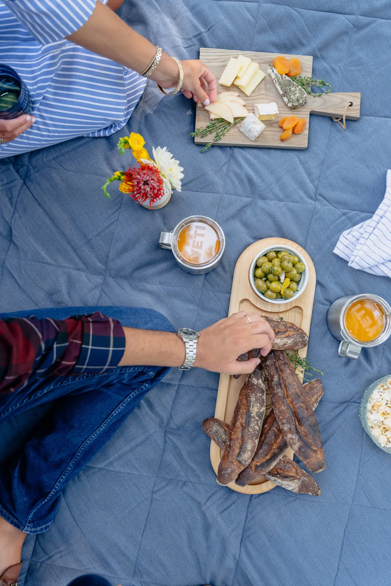 Monogrammed Dip and Serve Board