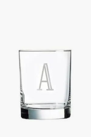 Monogrammed Old Fashioned Glasses (Set of 6)