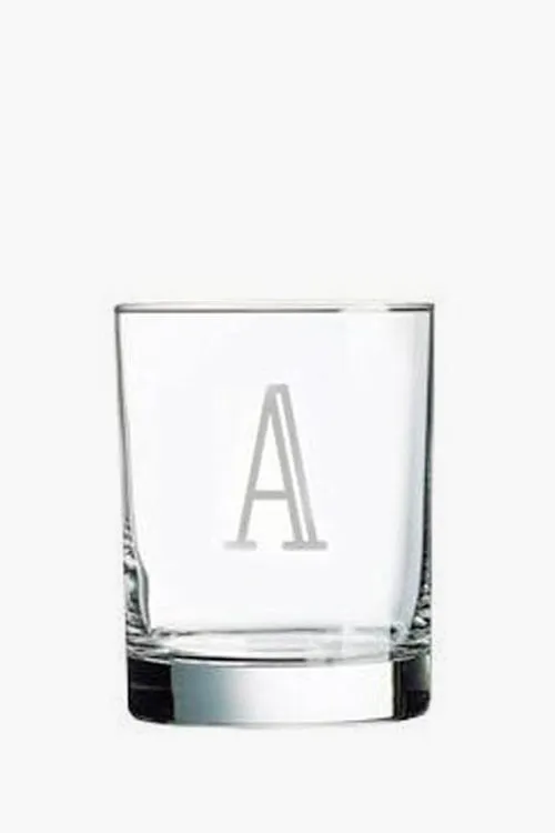 Monogrammed Old Fashioned Glasses (Set of 6)