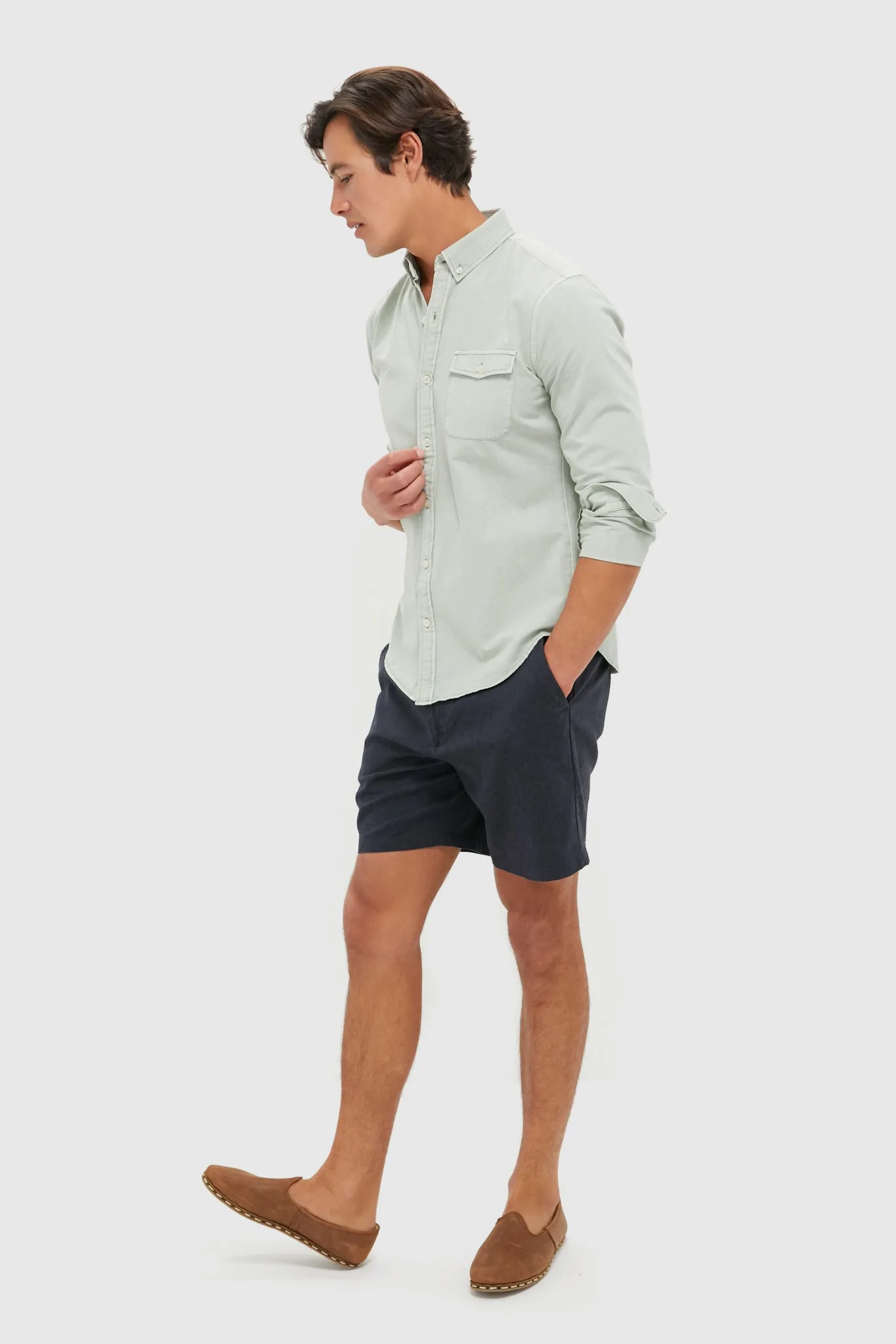 Moss Washed Denim Shirt