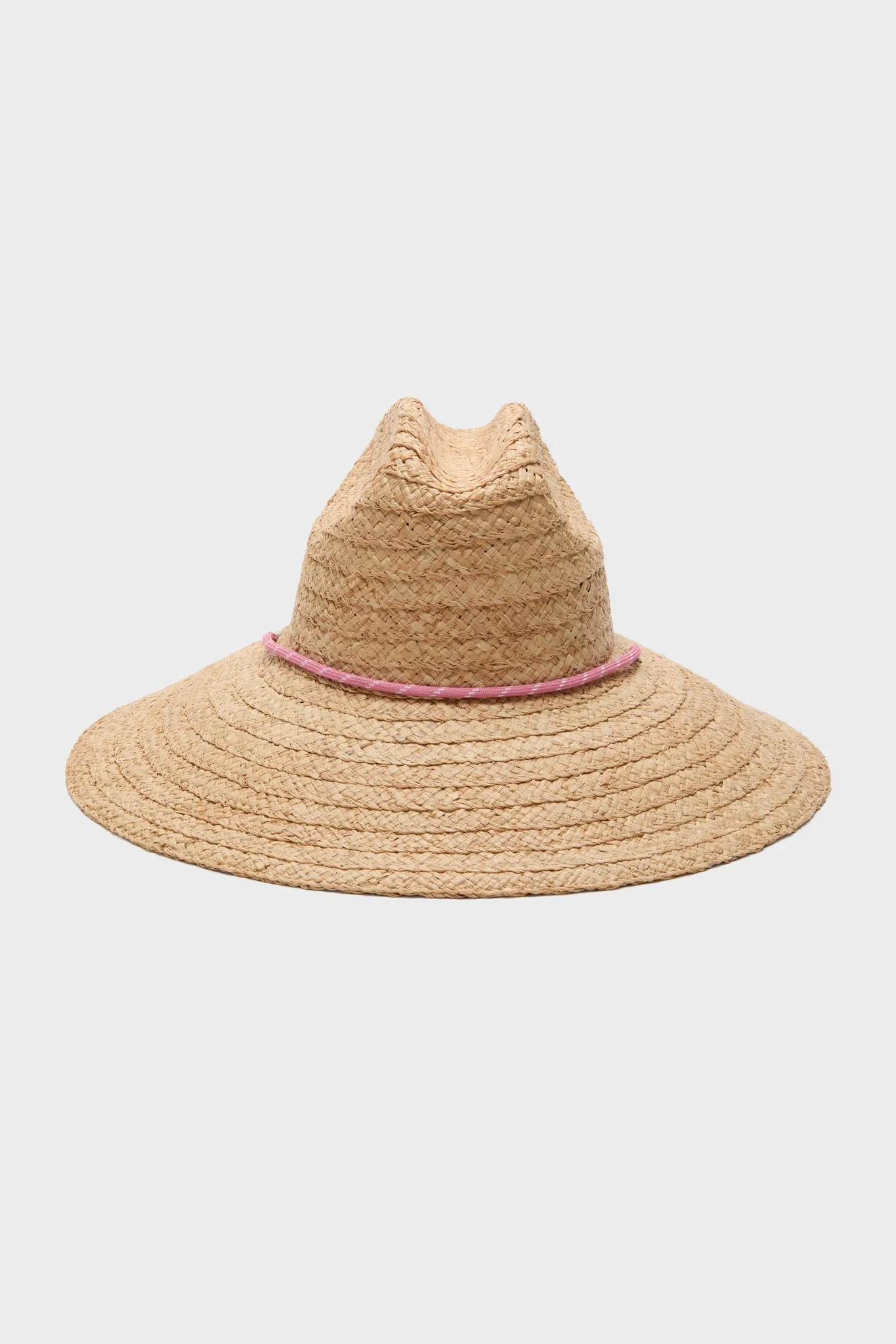Natural Raffia Vista with Pink Cord