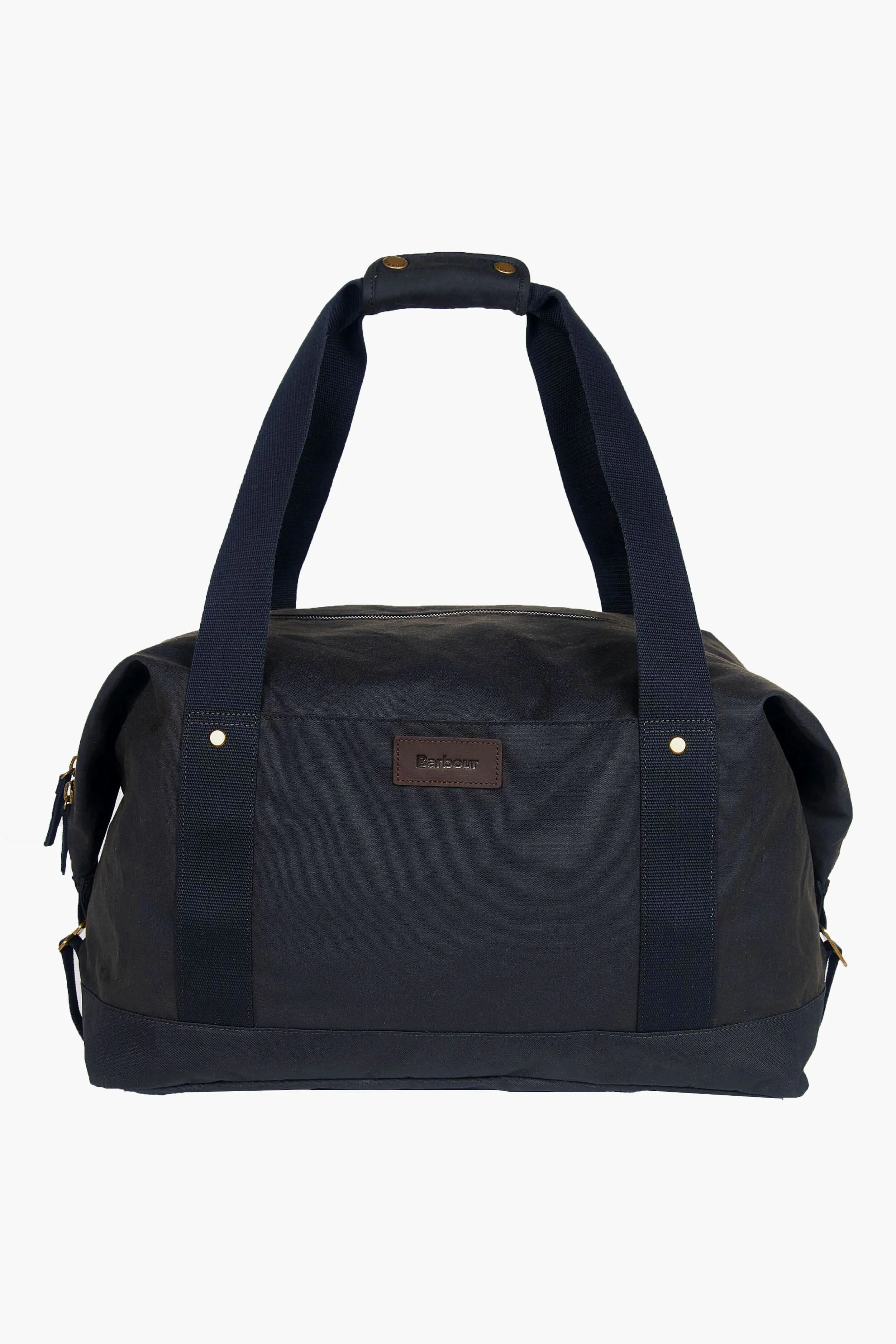 Navy Essential Wax Holdall Bag