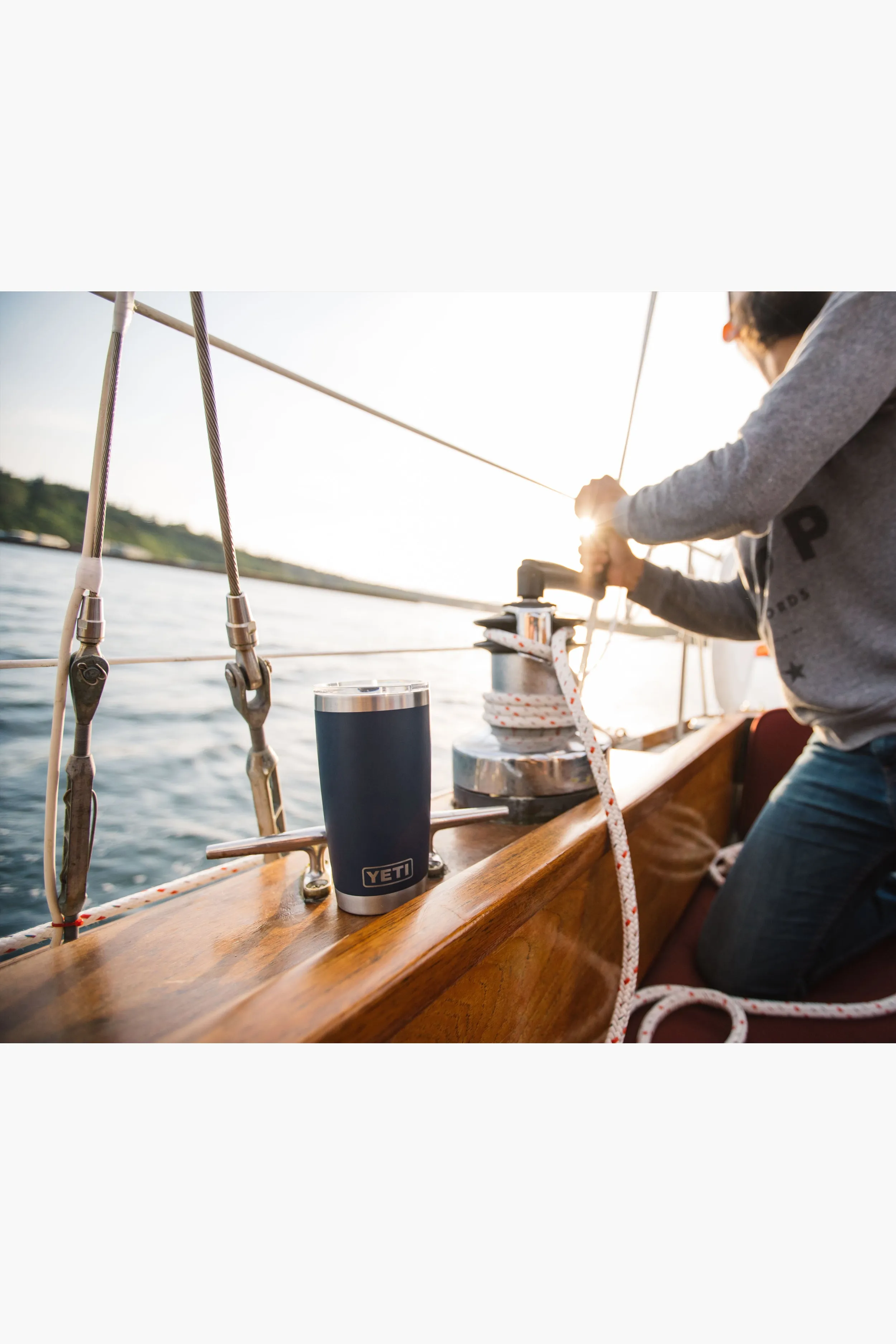 Navy Rambler 20oz Tumbler w/MS Lid