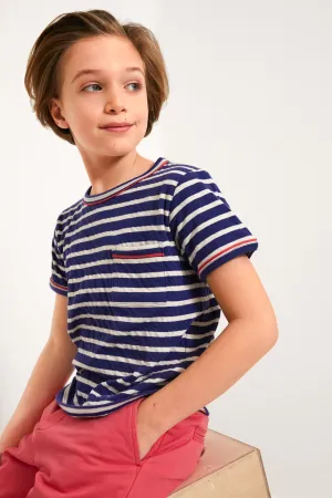 Navy Stripe Willie T-Shirt