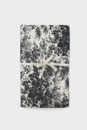 Noir Cypress Toile Tablecloth