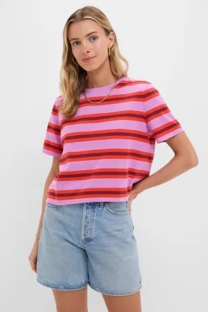 Orchid Poppy Plum Multistripe Brentwood Shirt