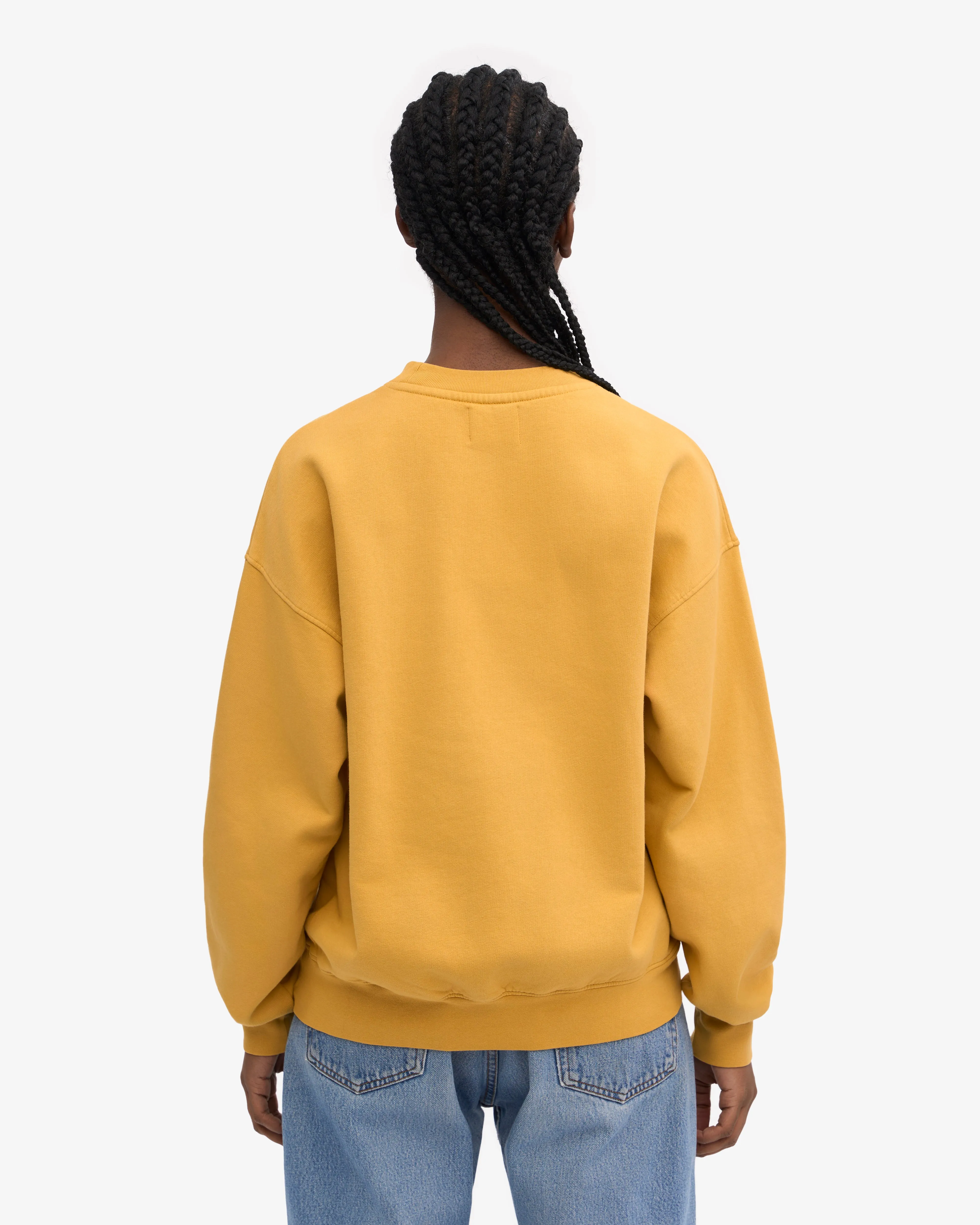Organic Oversized Crew - Burned Yellow