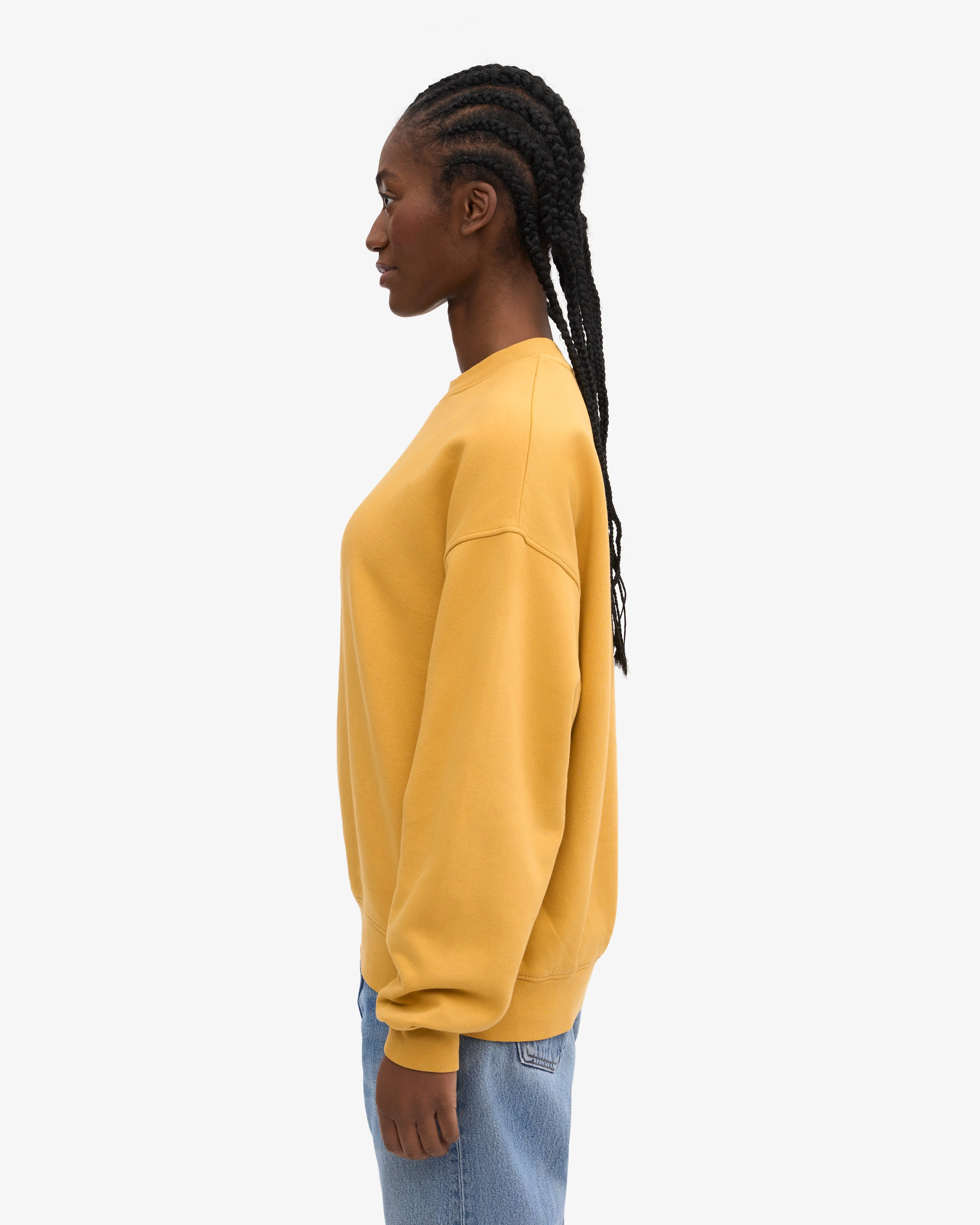 Organic Oversized Crew - Burned Yellow