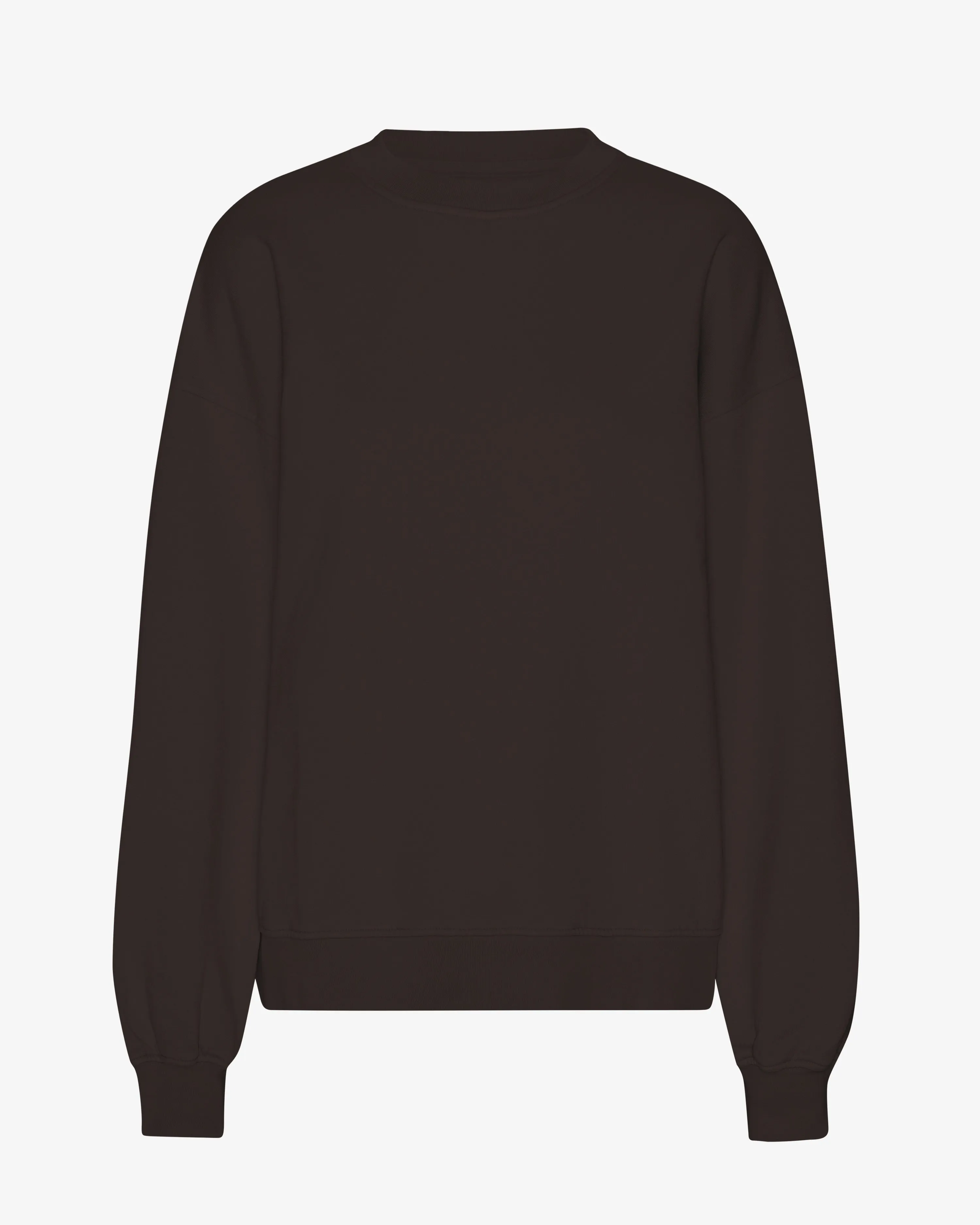 Organic Oversized Crew - Coffee Brown