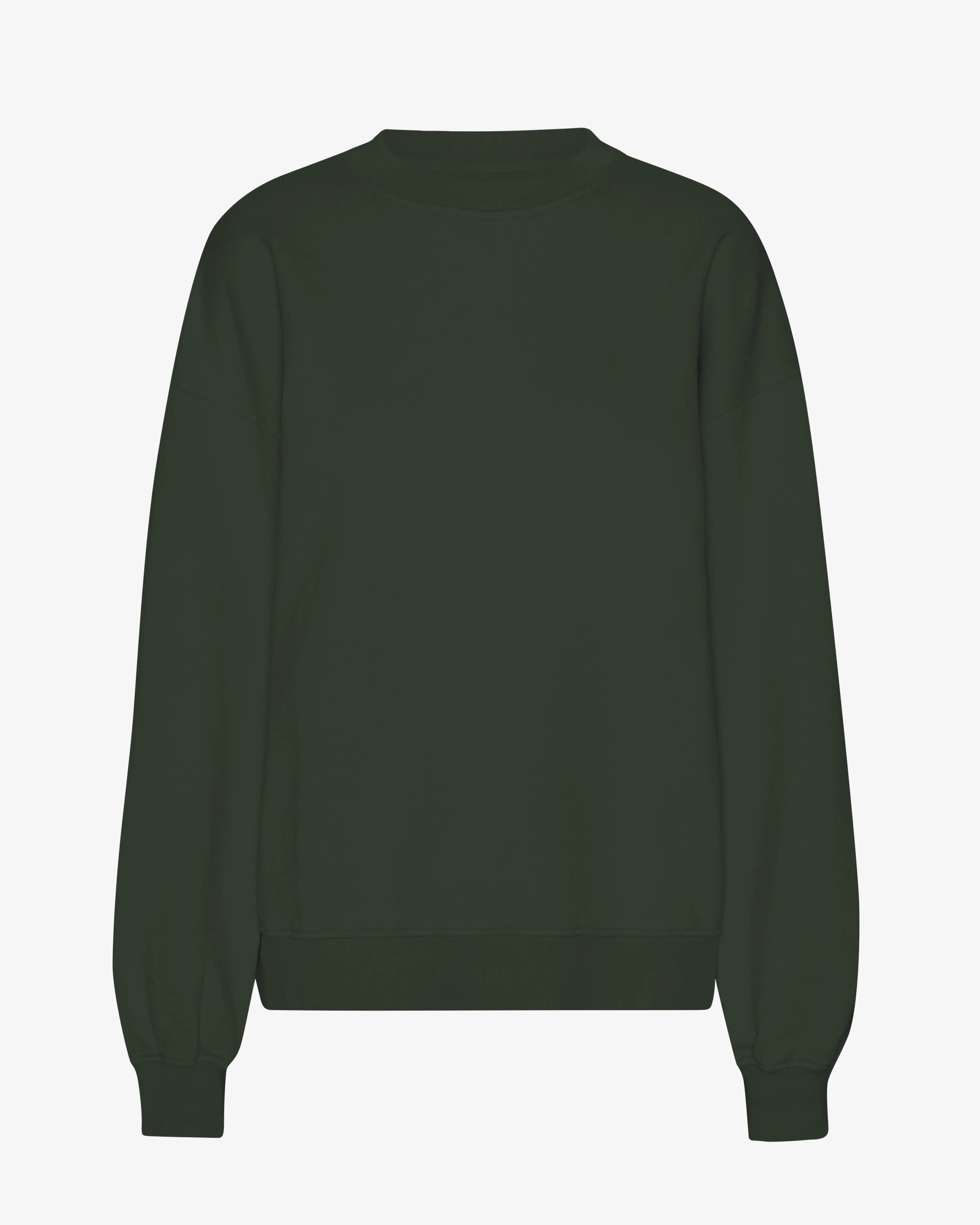 Organic Oversized Crew - Hunter Green