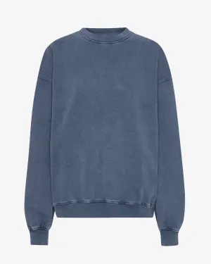 Organic Oversized Crew - Neptune Blue