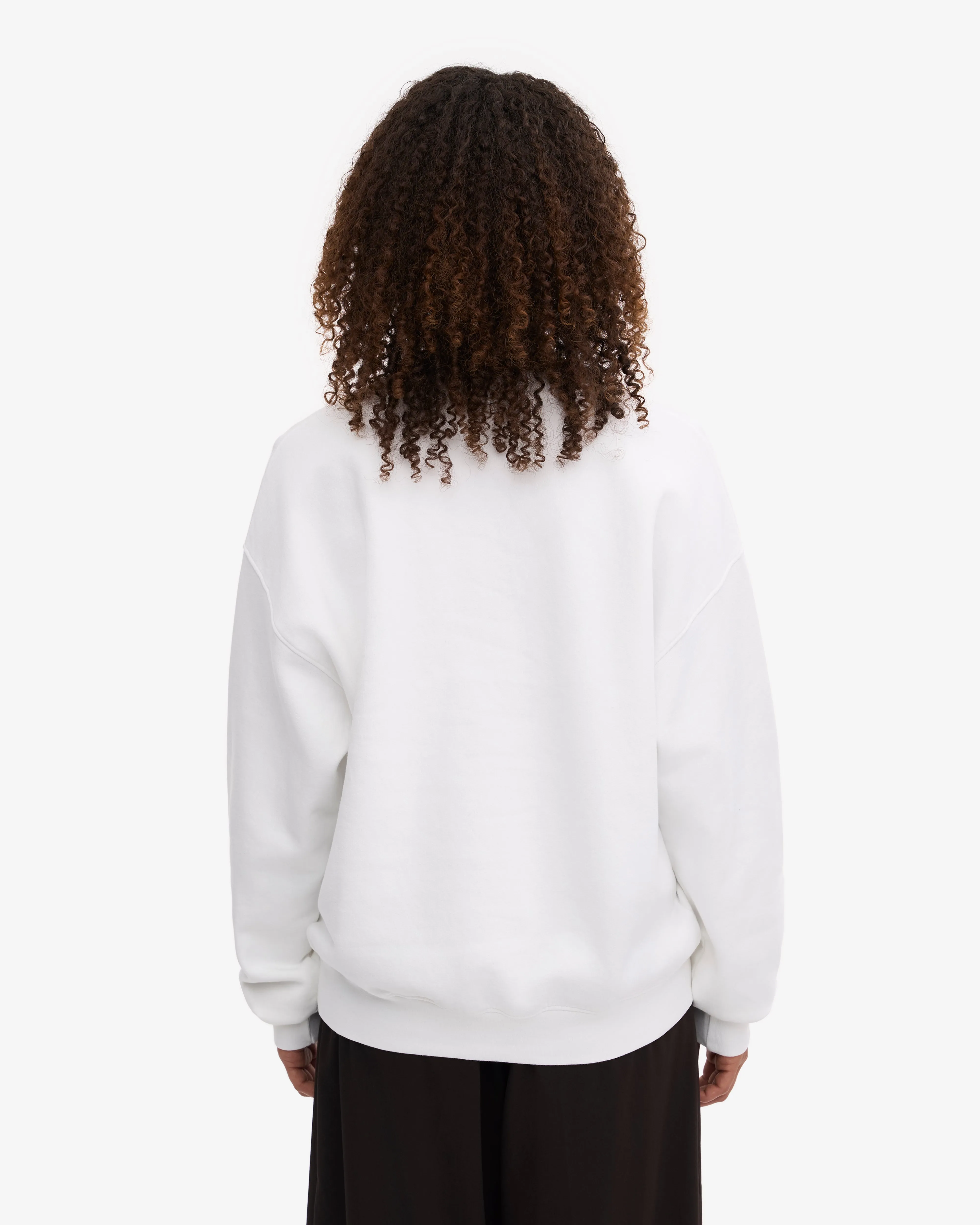 Organic Oversized Crew - Optical White