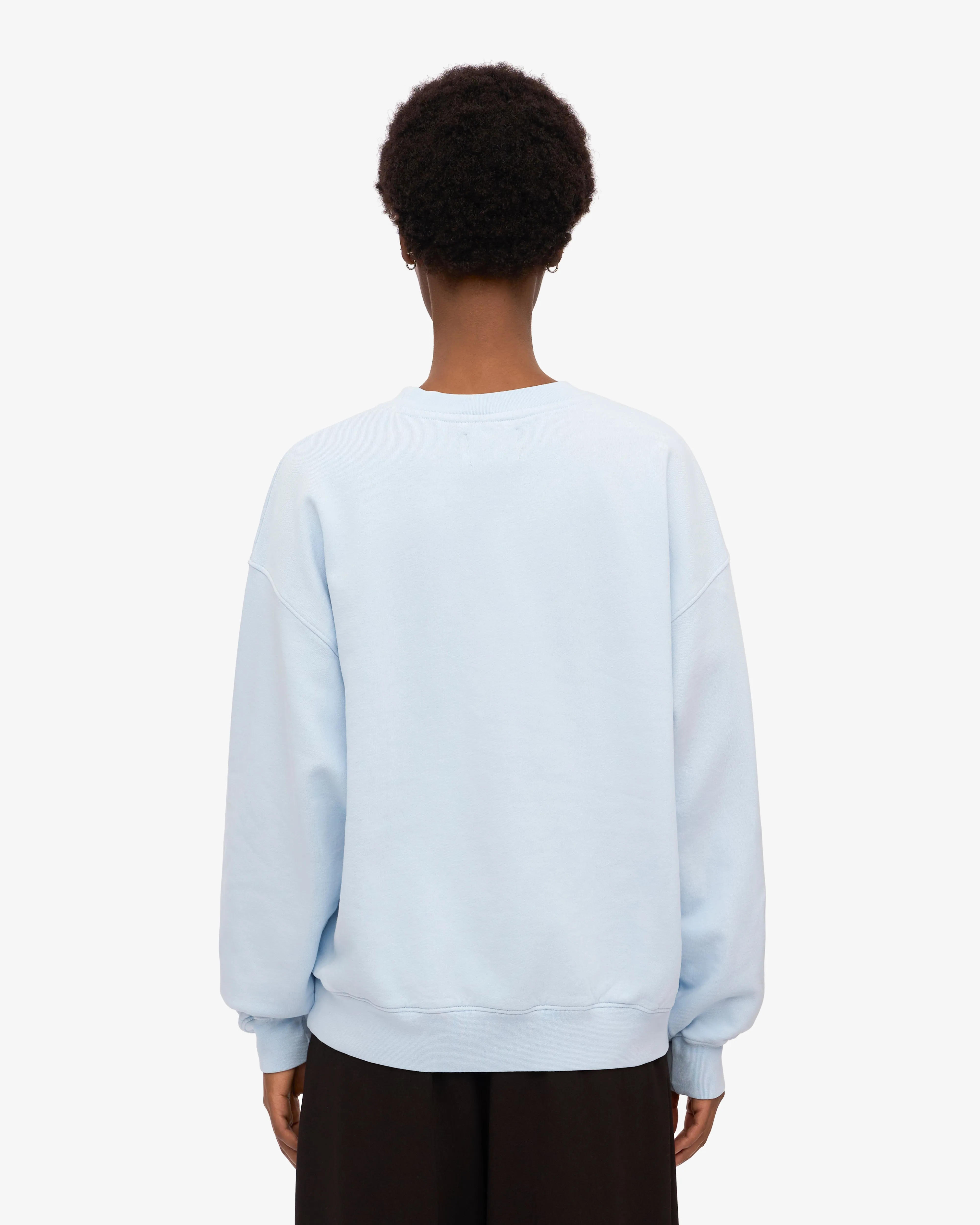 Organic Oversized Crew - Polar Blue