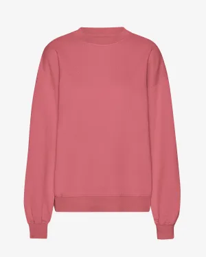 Organic Oversized Crew - Raspberry Pink