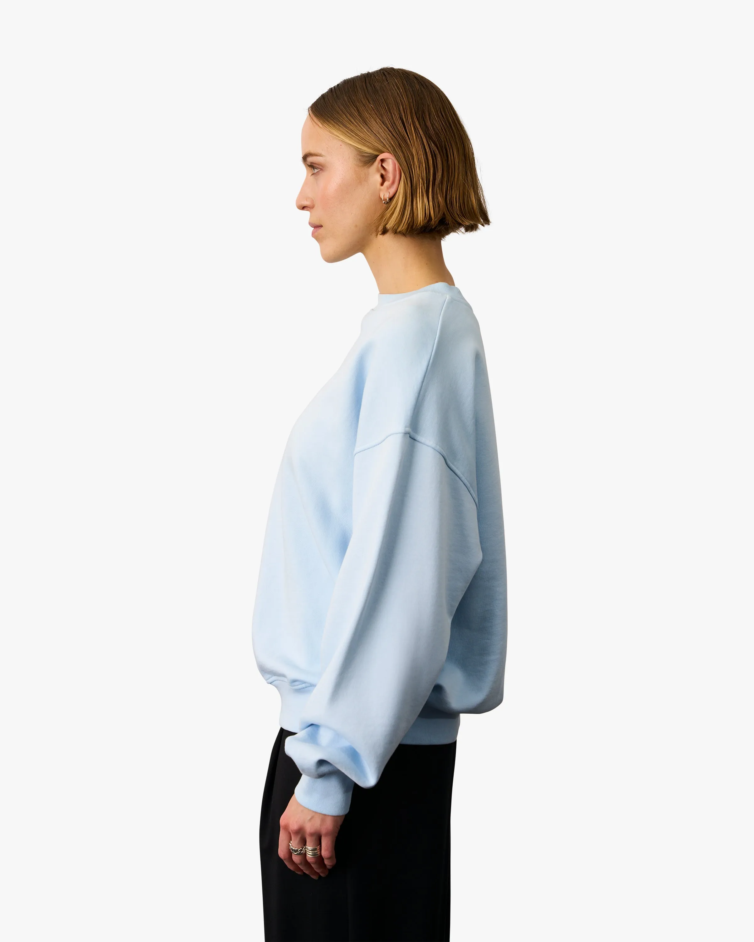 Organic Oversized Crew - Sahara Camel