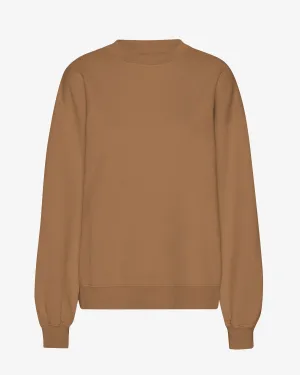 Organic Oversized Crew - Sahara Camel