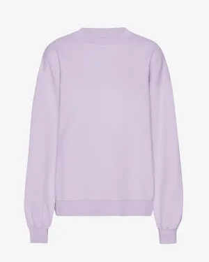Organic Oversized Crew - Soft Lavender