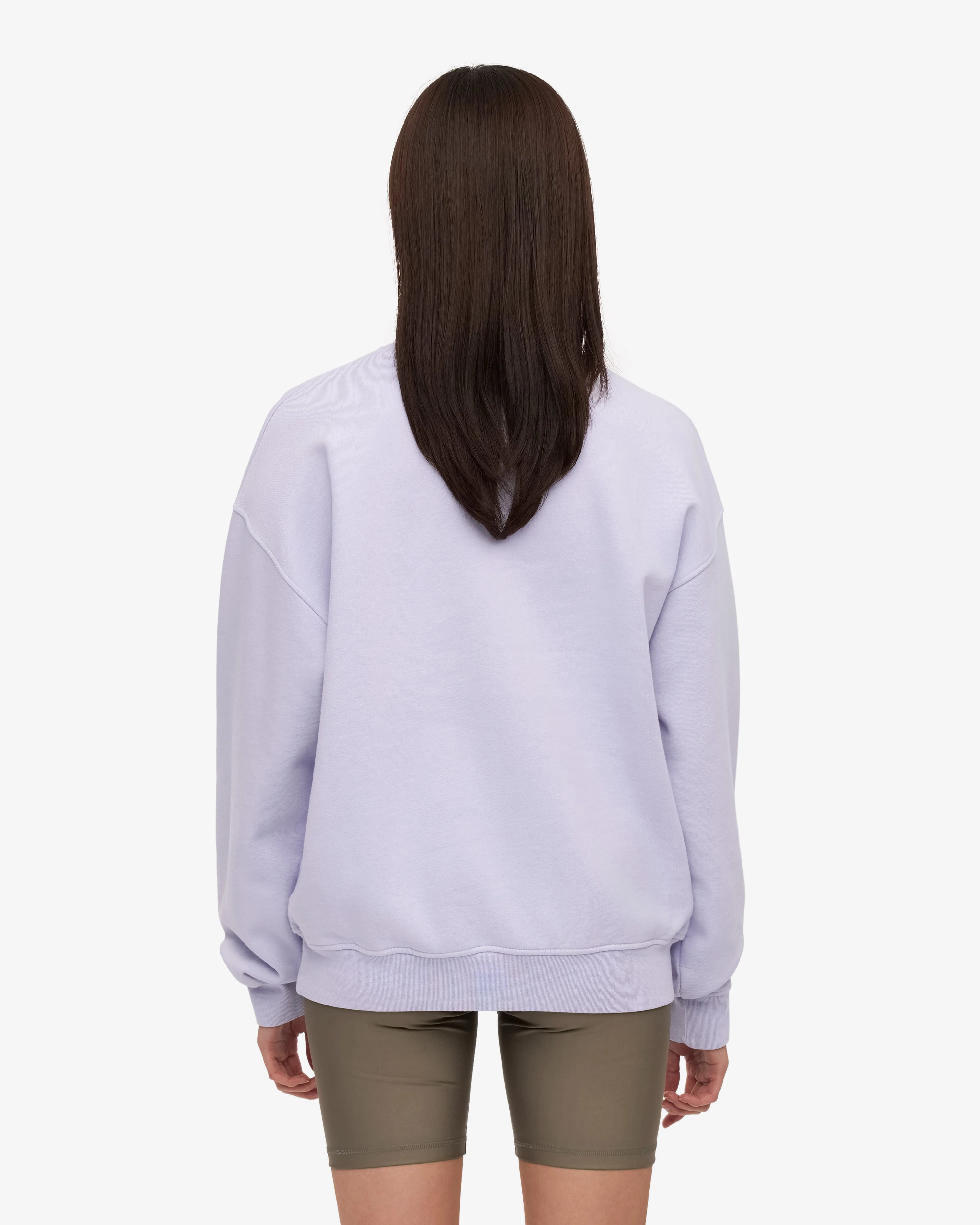 Organic Oversized Crew - Soft Lavender