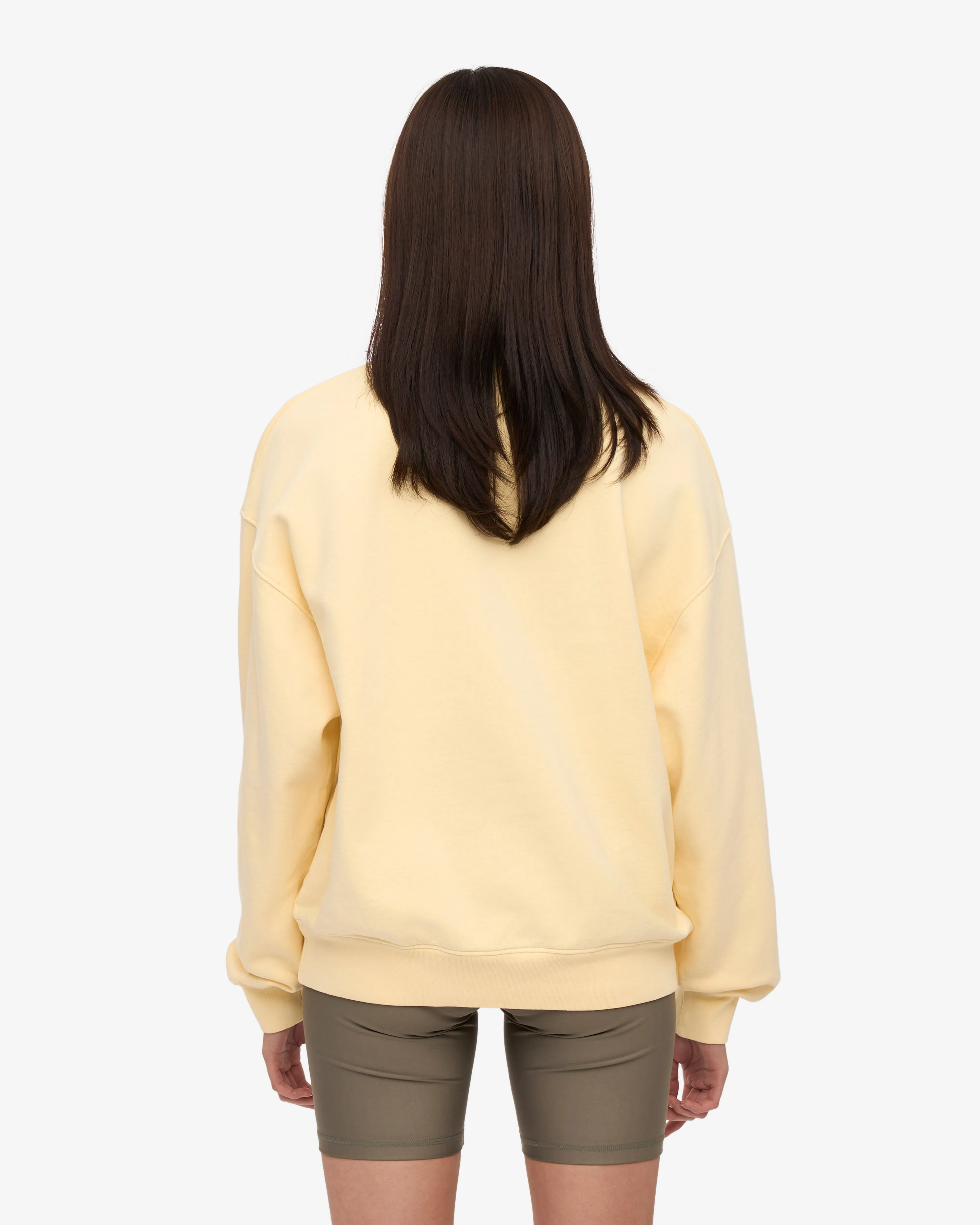 Organic Oversized Crew - Soft Yellow
