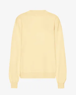 Organic Oversized Crew - Soft Yellow