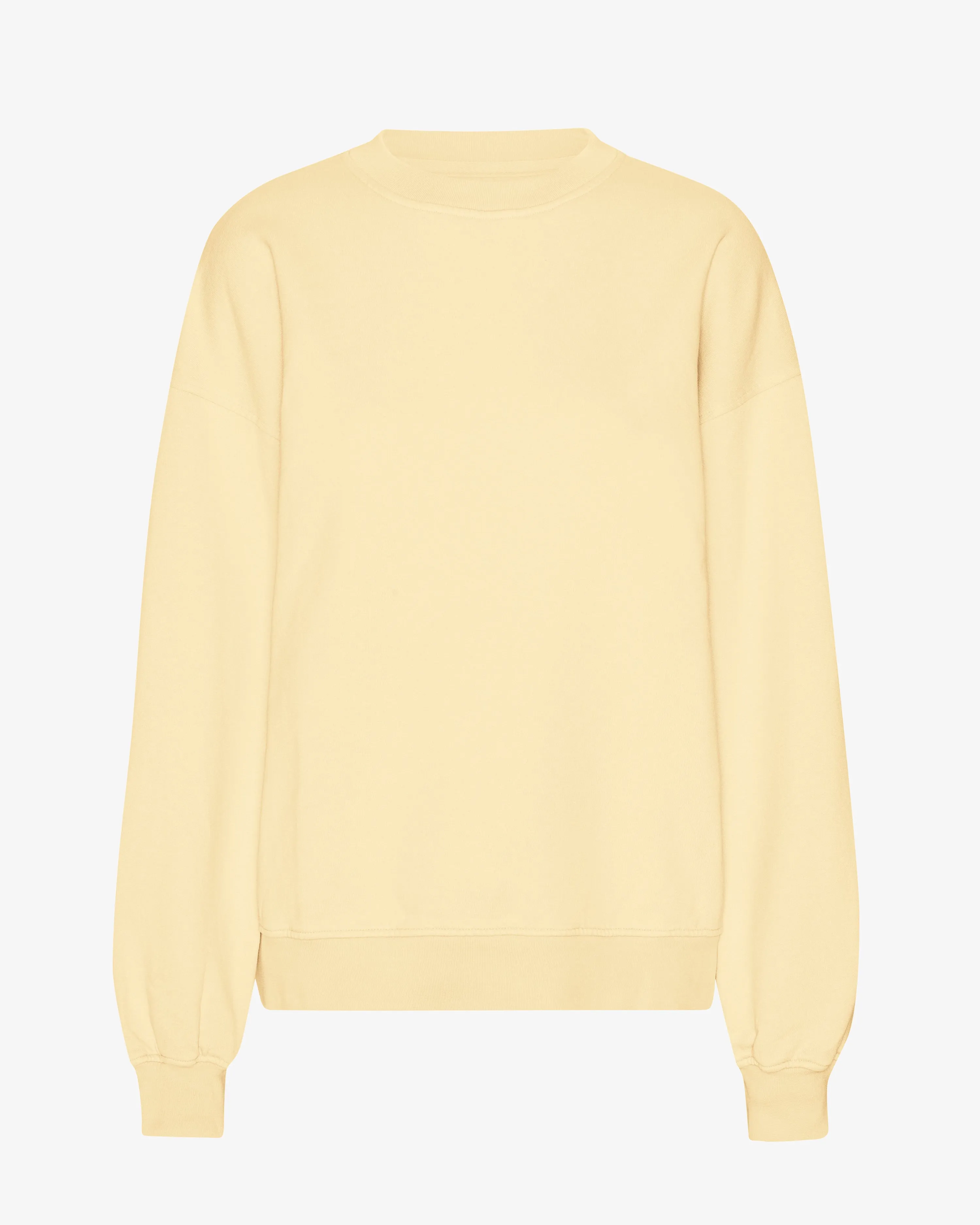 Organic Oversized Crew - Soft Yellow