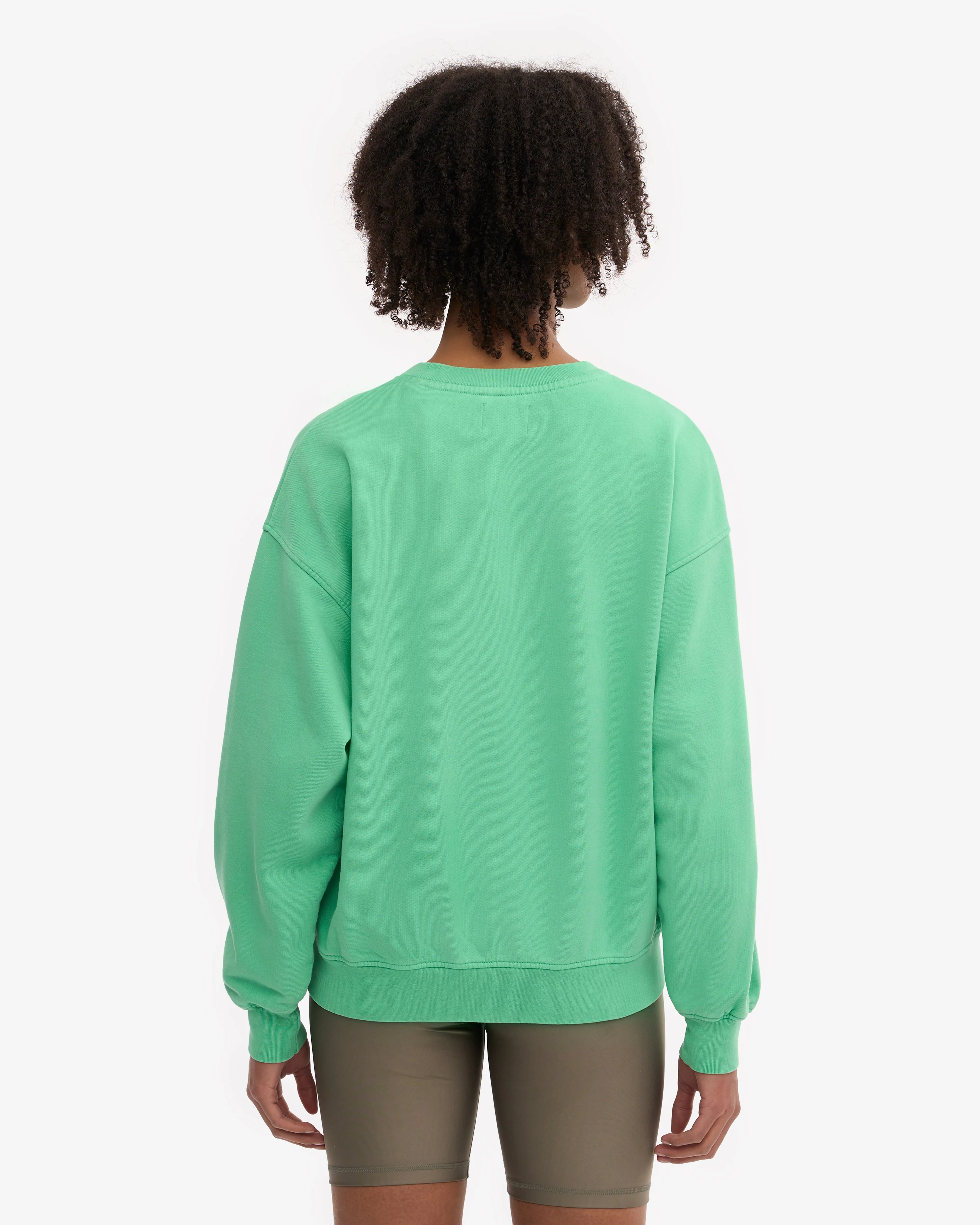 Organic Oversized Crew - Spring Green