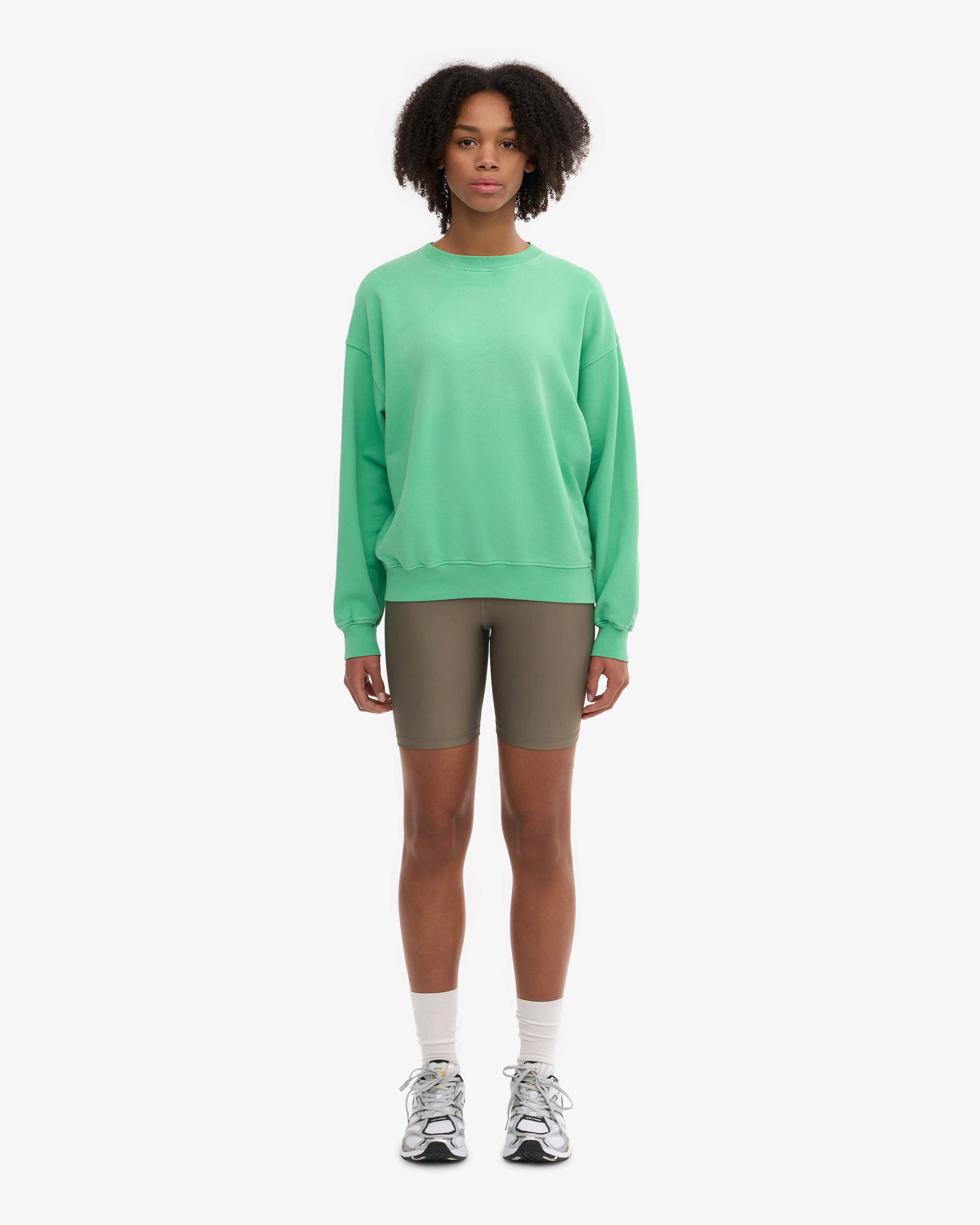 Organic Oversized Crew - Spring Green
