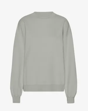 Organic Oversized Crew - Steel Blue