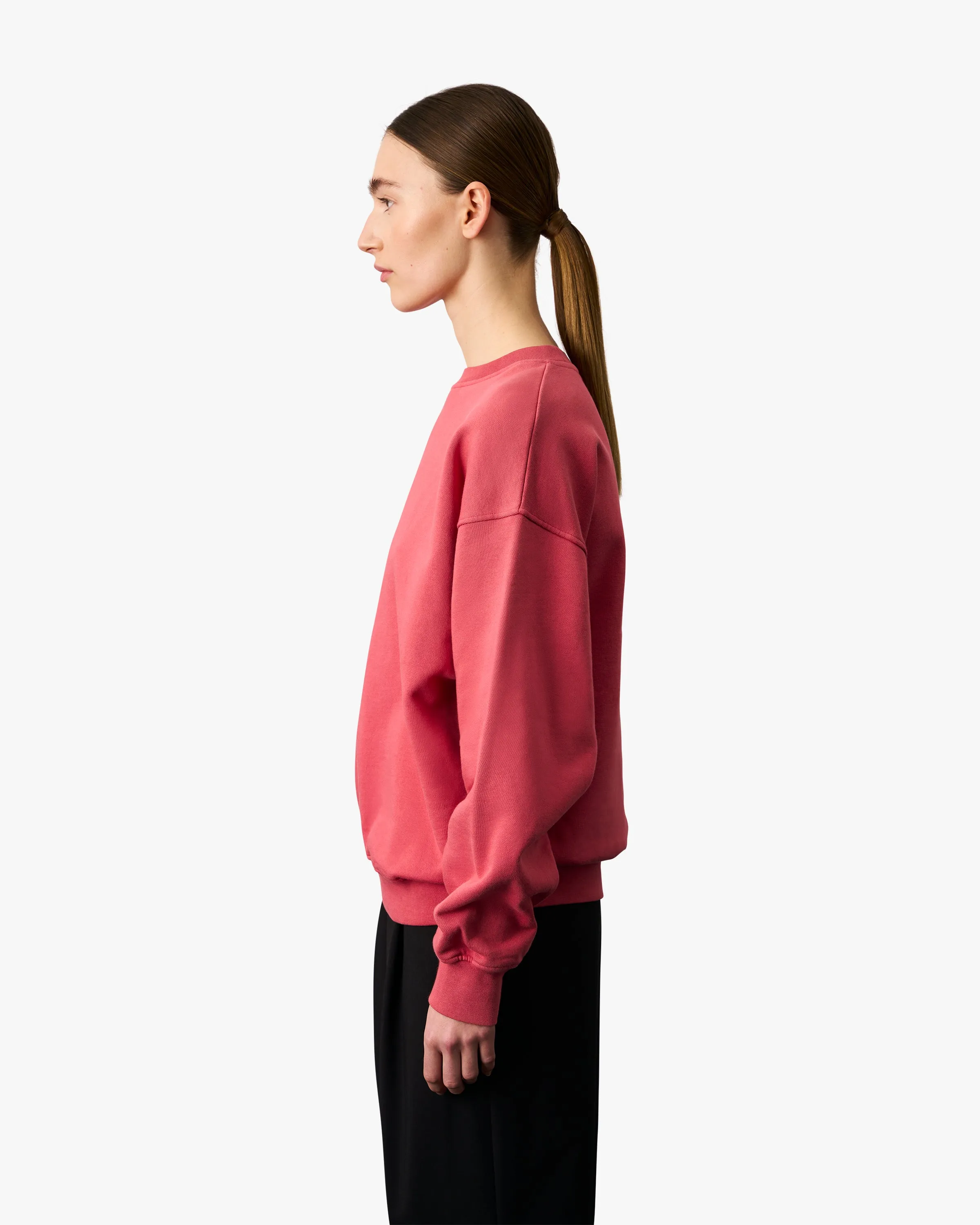 Organic Oversized Crew - Ultra Violet