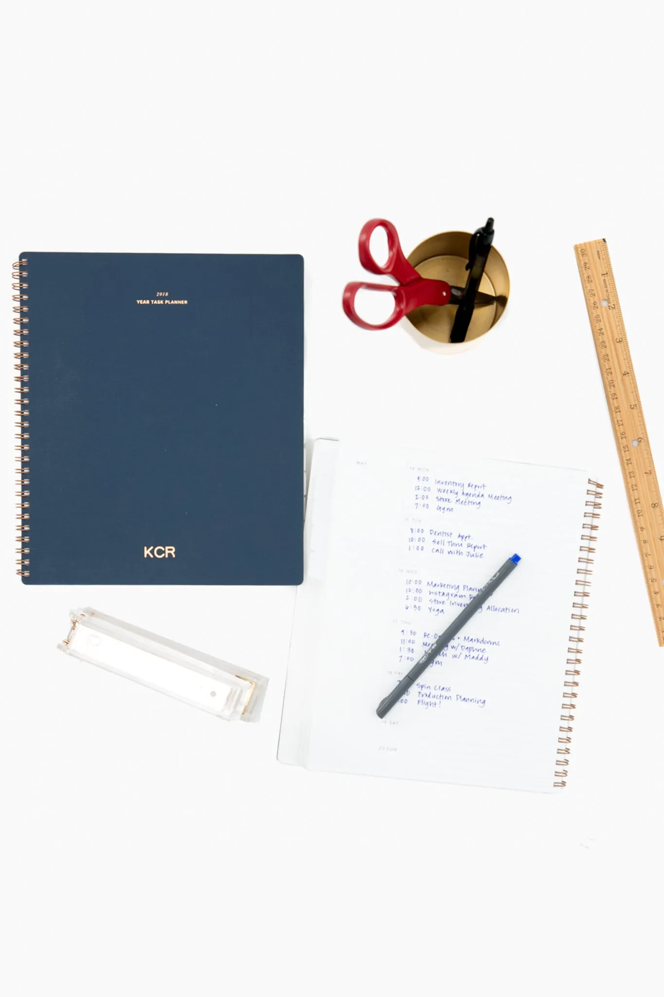 Oxford Blue Lined Notebook