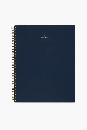 Oxford Blue Lined Notebook