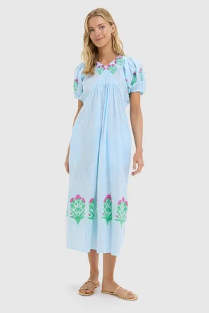 Palladio Garden on Thin Stripe Sai Dress