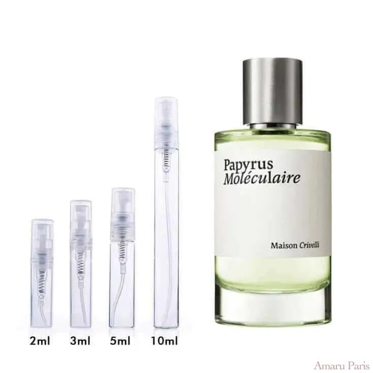 Papyrus Moleculaire Maison Crivelli for women and men Decant Fragrance Samples