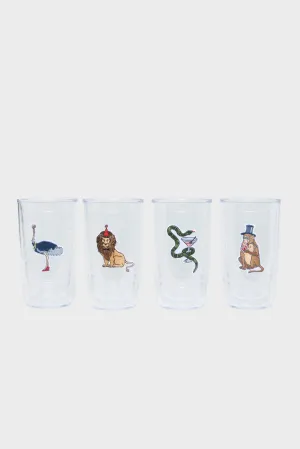 Party Harder Animals Set of 4