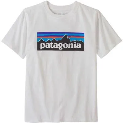 Patagonia Boys' Regenerative Organic Certification Cotton P-6 Logo T-Shirt