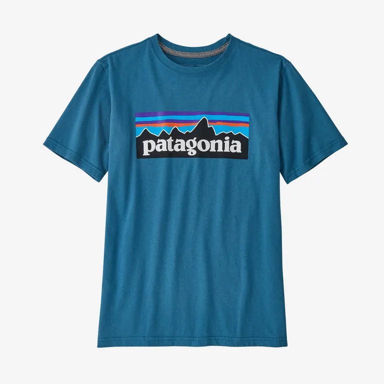 Patagonia Boys' Regenerative Organic Certification Cotton P-6 Logo T-Shirt