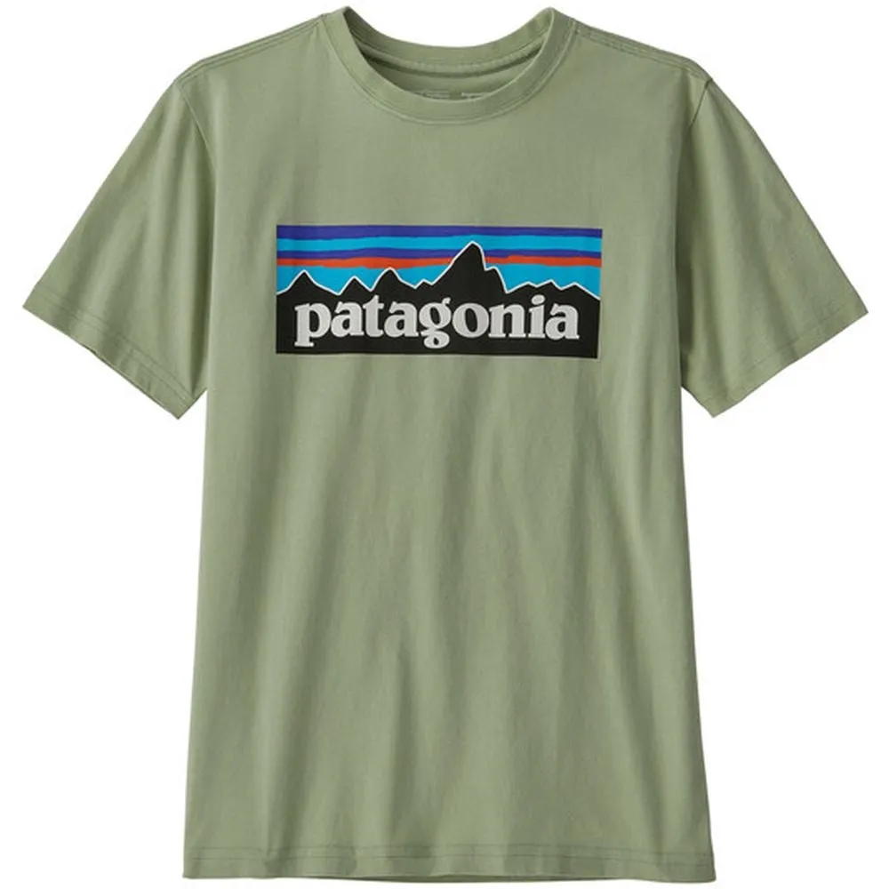 Patagonia Boys' Regenerative Organic Certification Cotton P-6 Logo T-Shirt