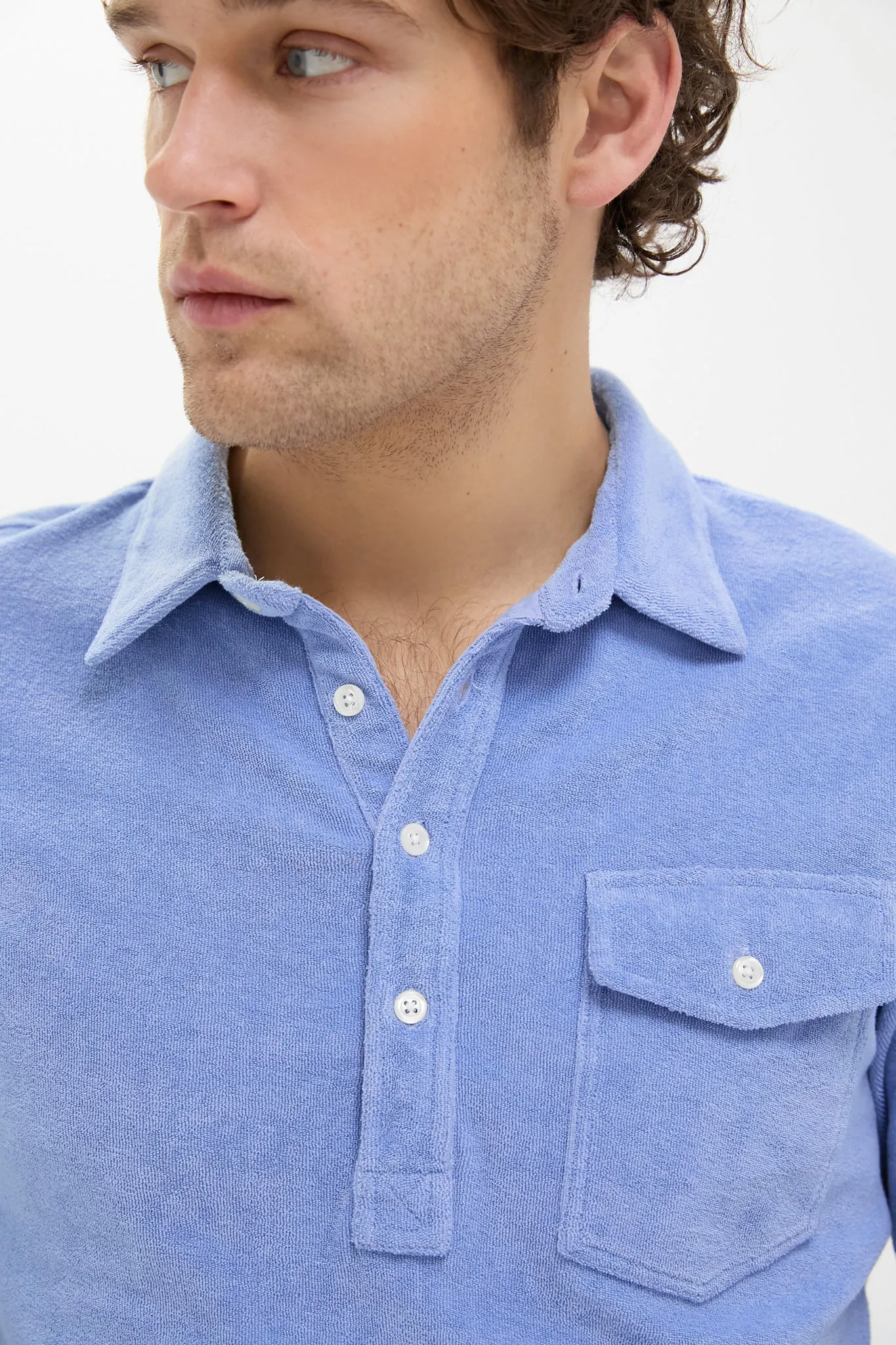 Perry Winkle Terrycloth Players Shirt