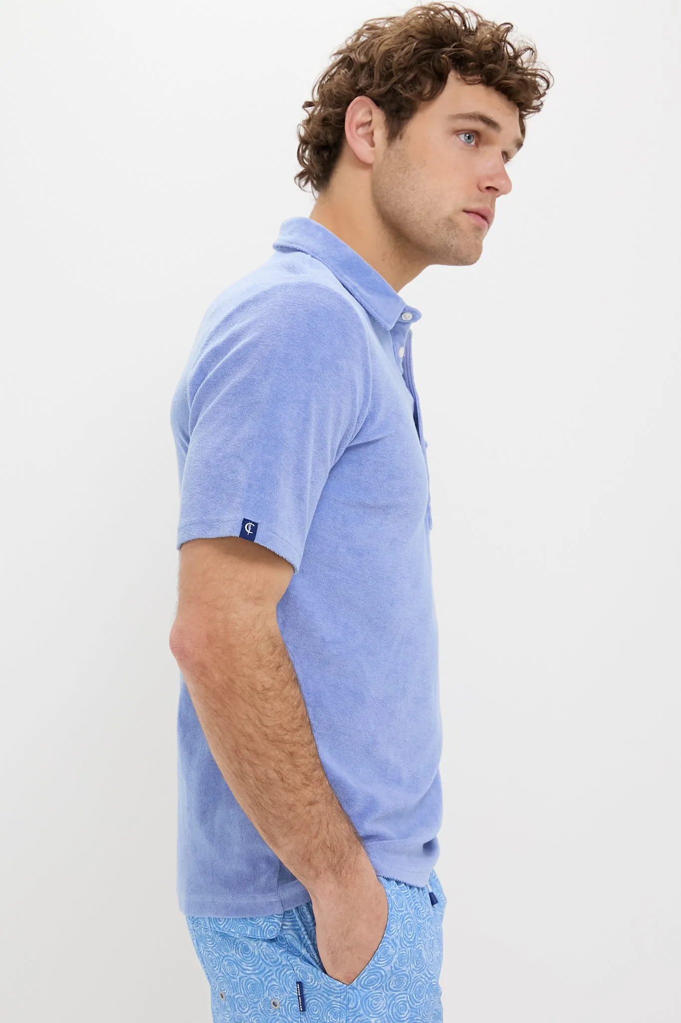 Perry Winkle Terrycloth Players Shirt