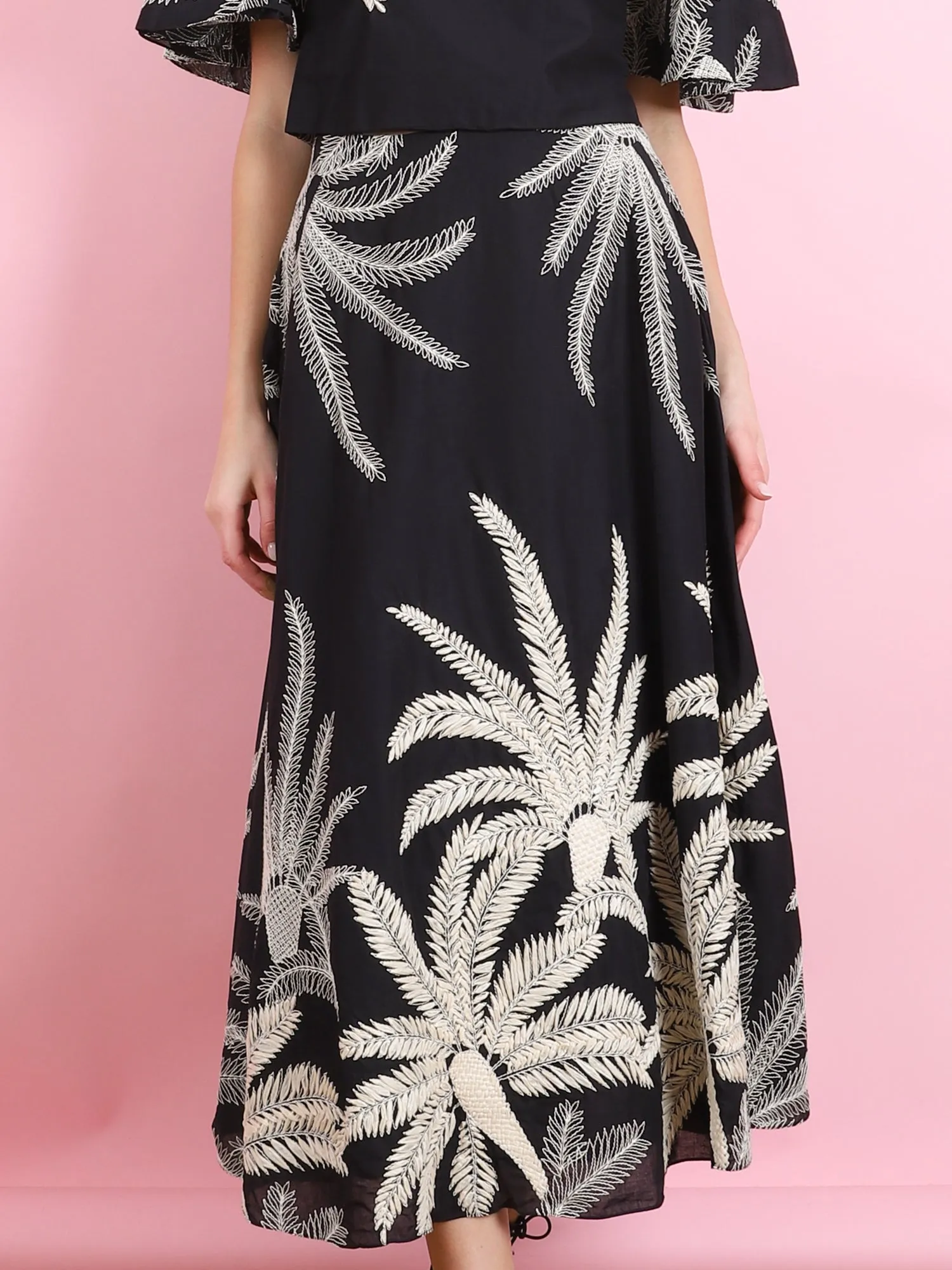 PICTROGRAPH ANKLE SKIRT