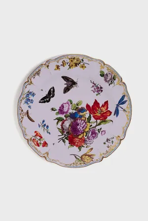 Pink Butterfly Tin Plate
