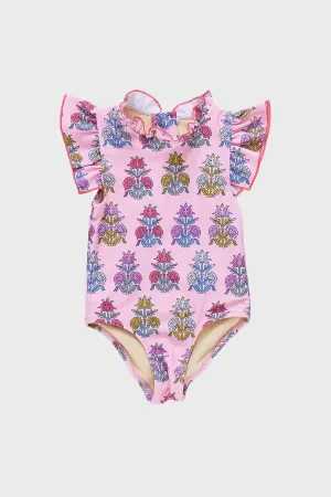 Pink Flowerette Jennifer Suit