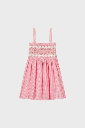 Pink Fragola Vichy Tessa Dress